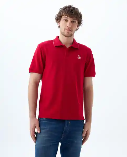 Camiseta Hombre Rojo Talla S 809F004 Americanino