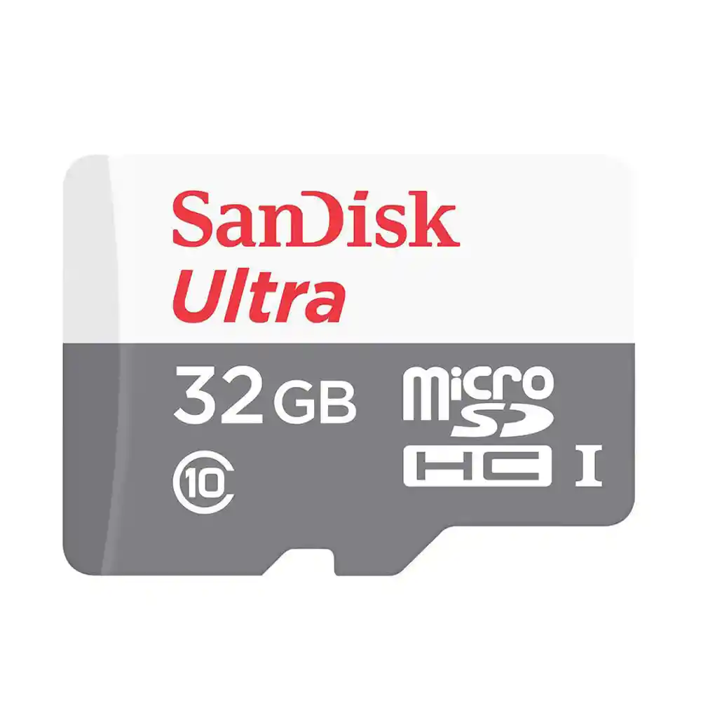 Sandisk Memoria Micro SD de 32 Gigabytes Ultra