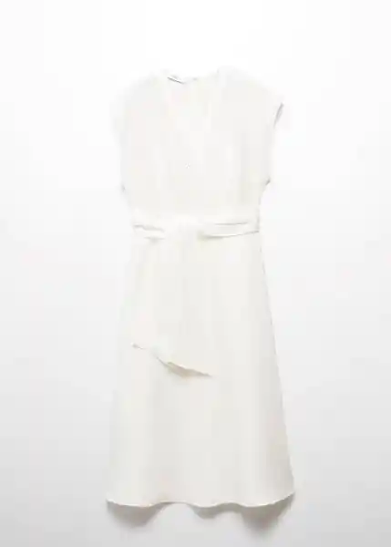 Vestido Nanda Blanco Talla S Mujer Mango