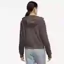 Nike Buzo One Hoodie Lbr Mujer Cafe Talla S