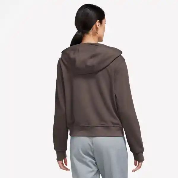 Nike Buzo One Hoodie Lbr Mujer Cafe Talla S