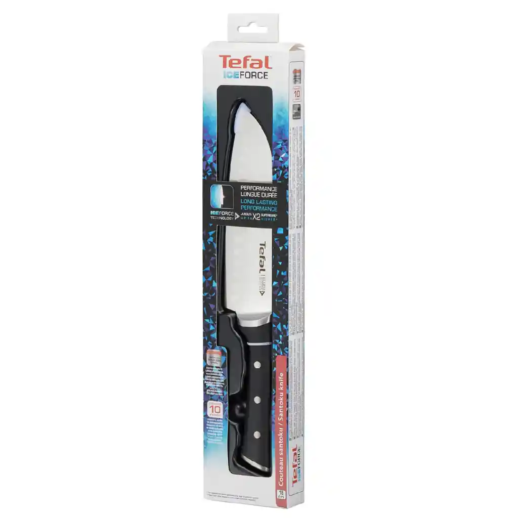  T-Fal Cuchillo Santoku 18 Cm Iceforce 