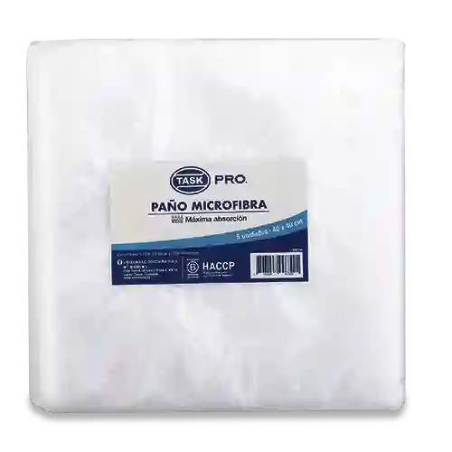 Task Pro Paño Microfibra Blanco