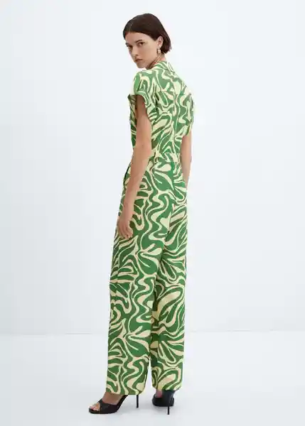 Mono Dora-W Mujer Verde Talla XS Mango