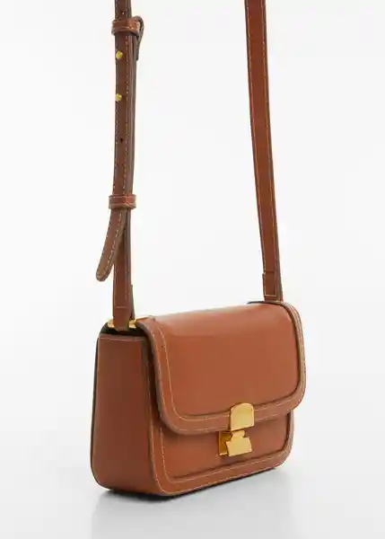 Bolso P Monaco Cuero Talla 99 Mujer Mango