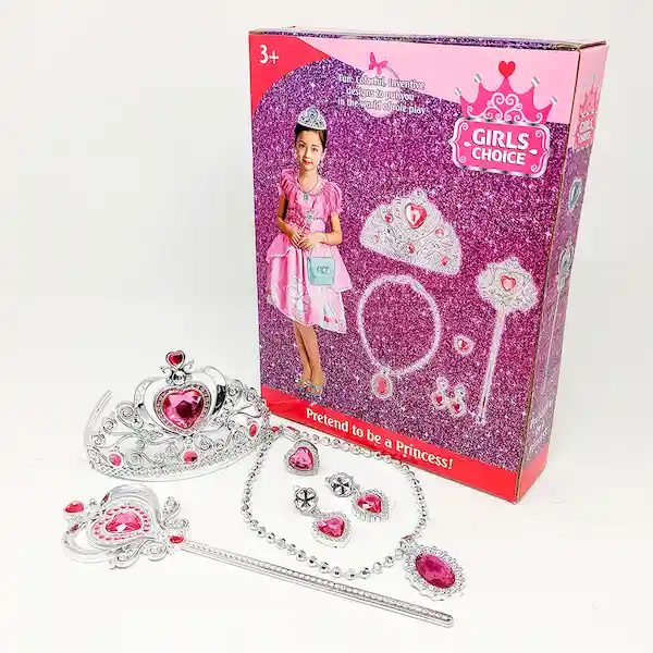 Girls Choice Set de Juego Princesa Con Corona y Cetro