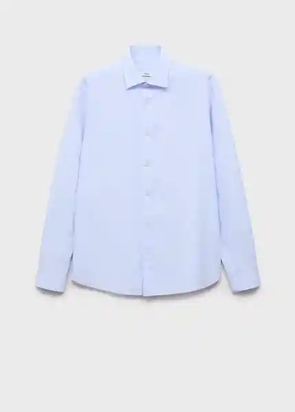 Camisa Play1 Celeste Talla M Hombre Mango