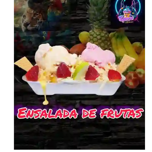 Ensalada de Frutas con Helado