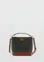 Bolso P Mike Marrón Talla 99 Mujer Mango