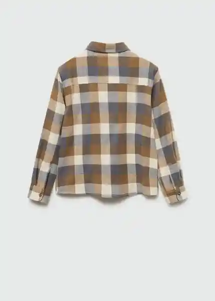 Camisa Marcos Marron Talla 10 Niños Mango