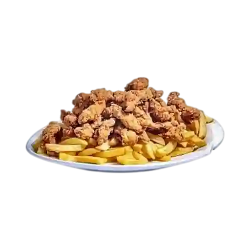 Medio Pollo Broaster Chicharrón