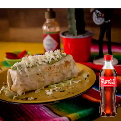 Combo Burrito Mixto + Coca Cola Original 400 ml