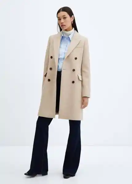 Abrigo Dali Piedra Talla L Mujer Mango