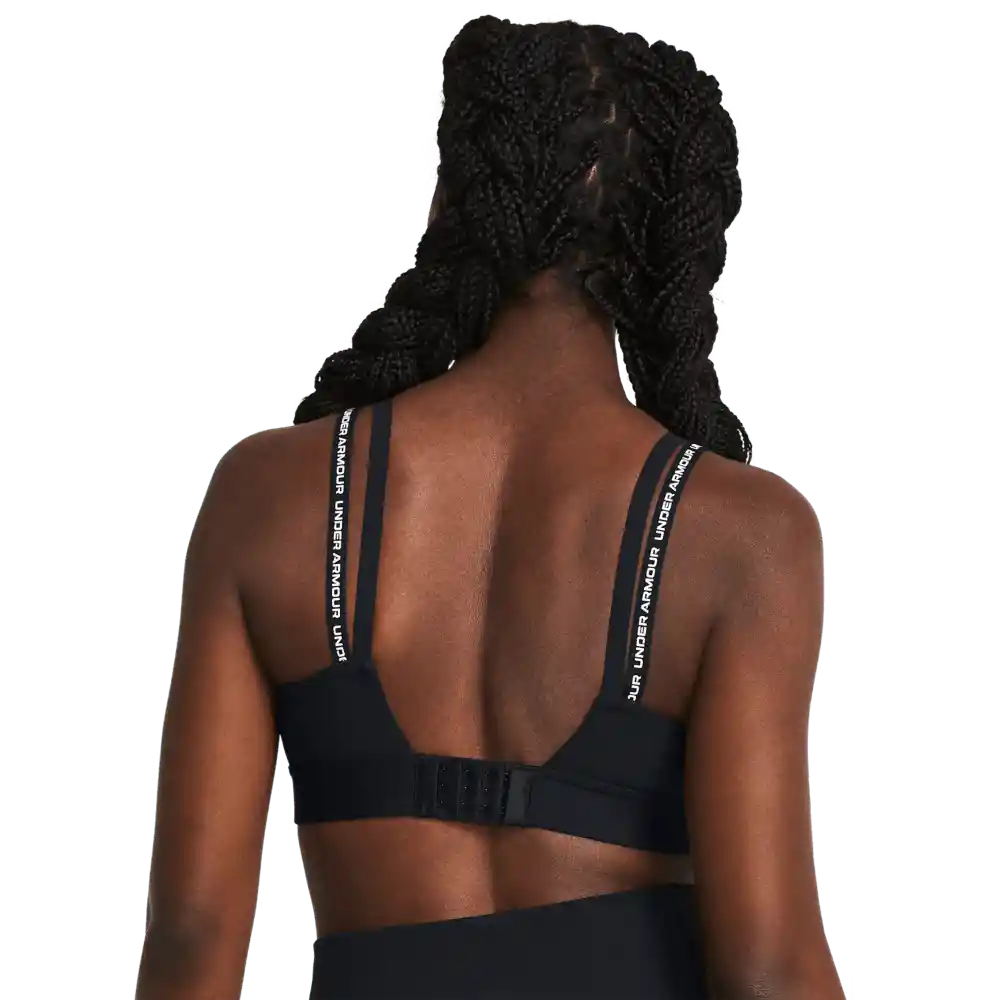 Under Armour Crop Infinity Mid Rib Wm Bra Mujer Negro XSac