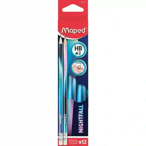 Maped Set Lápiz Grafito HB # 2 240126005