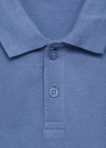 Polo Javier8 Azul Talla 10 Niños Mango