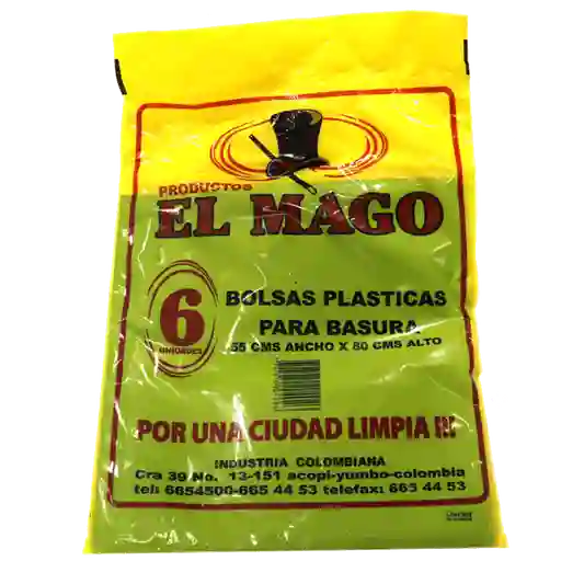 Bolsa Para Basura El Mago55x80