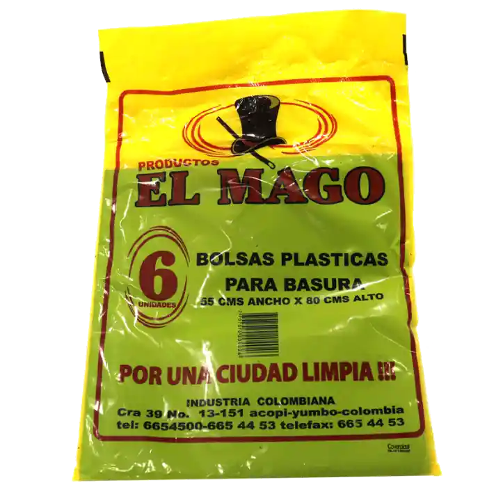 Bolsa Para Basura El Mago55x80