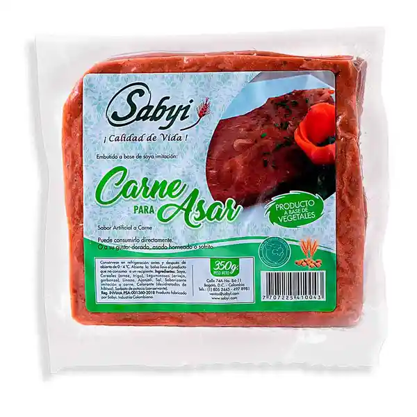 Sabyi Carne de Soya Para Asar