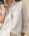 Camisa Blanco 0 Claro Talla L 111G003 Espirit