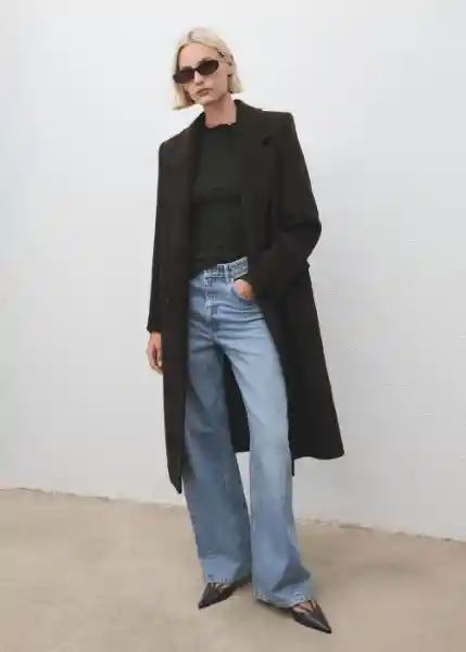 Top Sonia Khaki Talla M Mujer Mango