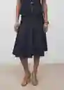 Falda Blanes Tejano Soft Talla XS Mujer Mango