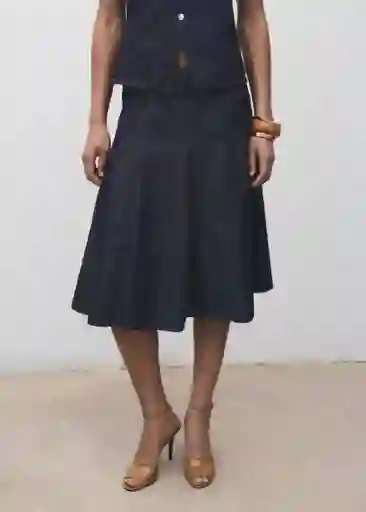 Falda Blanes Tejano Soft Talla XS Mujer Mango
