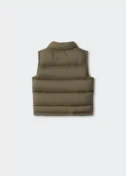 Chaleco Canadá Khaki Talla 71 Niños Mango