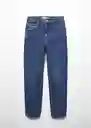Jean Newmom Tejano Oscuro Talla 32 Mujer Mango
