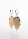 Pendientes Nadia Oro Talla 99 Mujer Mango