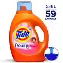 Detergente Líquido Tide April Fresh Ropa Blanca de Color 2.48 L