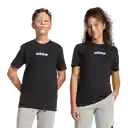 Adidas Camiseta Manga Corta Tee 160 de Niño Negro Talla L