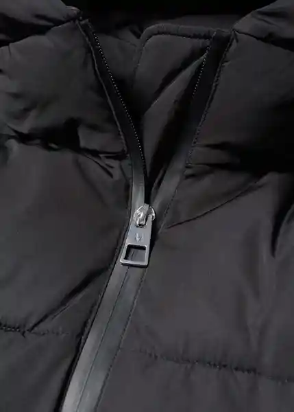 Abrigo Anorak Tokyo Negro Talla 18 Mujer Mango