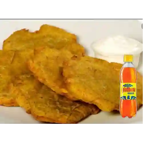 Combo Patacones X 8 Und + Colombiana 400 ml