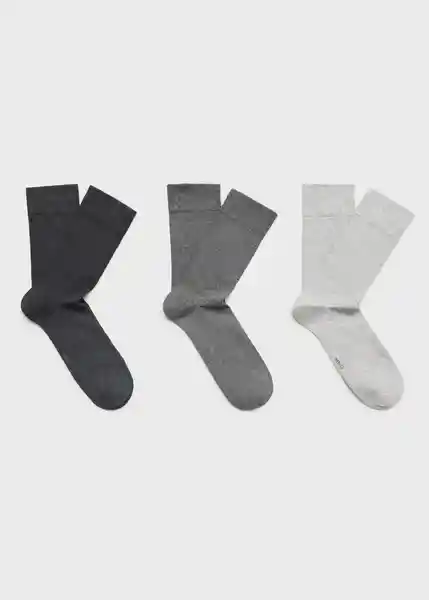 Calcetines Tigris Gris Talla 42 Hombre Mango
