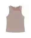 Camiseta Top Sleeveless Gris Industrial Medio Talla M Chevignon