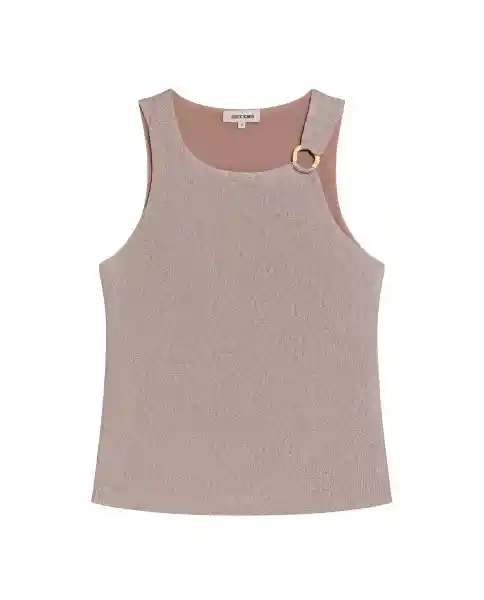 Camiseta Top Sleeveless Gris Industrial Medio Talla M Chevignon