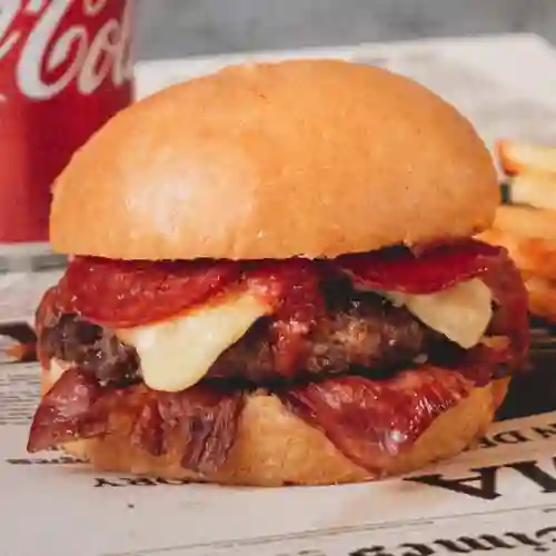 Pepperoni Pizza Burger