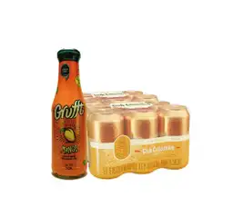 Mezclador Grufft Mango 360 mL + 12 Pack Club Dorada 330 mL