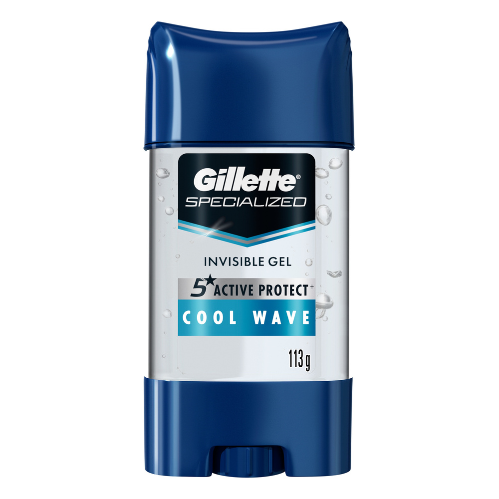 Desodorante Gel Gillette Clear Cool Wave en Barra 113 g
