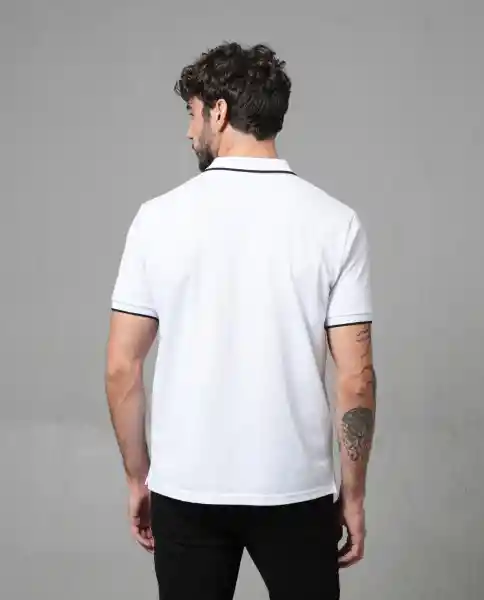 Camiseta Polo Hombre Blanco XL 190G101_BLA110601 Rifle