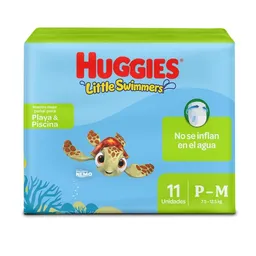 Pañales Huggies Little Swimmers Etapa 1-2/P-M 11 Und
