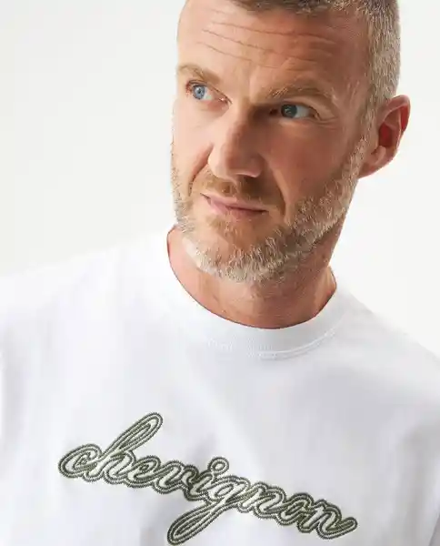 Camiseta Chain Graphic Blanco 0 Claro Talla XL Chevignon