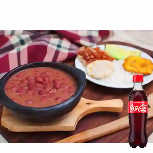 Combo Señora Frijolada +Cocacola Orig 400ml