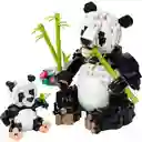Set de Construcción Fauna Salvaje Familia de Pandas Lego