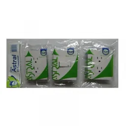 Ciles Kit Tomas Polo a Tierra + Interruptor Sencillo Blanco