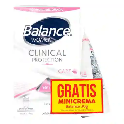 Balance Desodorante Crema Mujer Clinical Protection