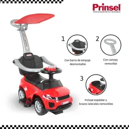 Prinsel Carro Montable Para Niños Correpasillos Discovery Special Rojo