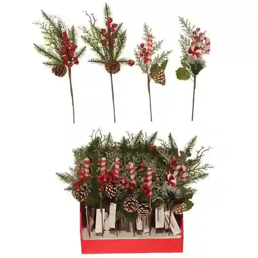 Follaje Bayas Piña Rojo Surtido S4 831-Mx2467-2532 Finlandek