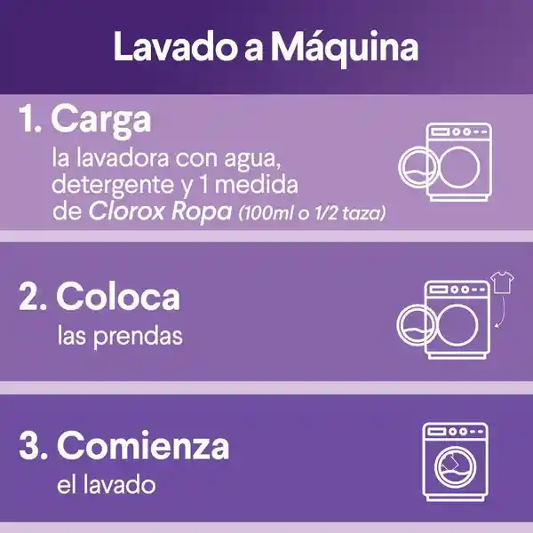 Quitamanchas Sin Cloro Clorox Ropa 4 en 1 Blanca 1.8 L